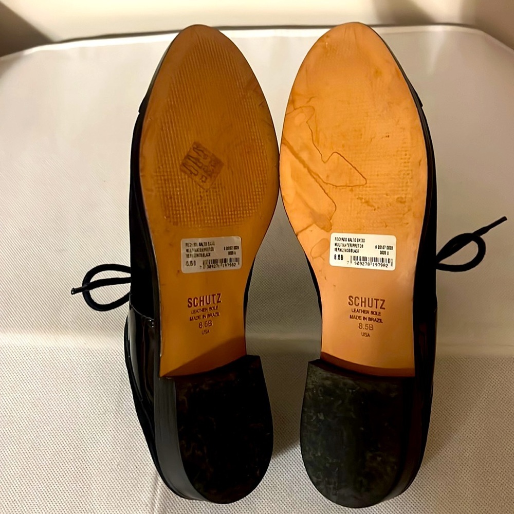 SCHUTZ. Suede Bkack Loafers. Size 8.5 NWOT - Picture 6 of 9